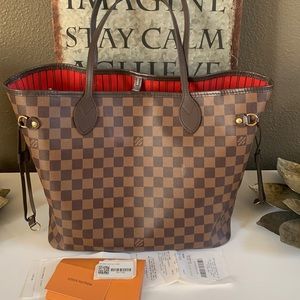 Louis Vuitton never full mm authentic